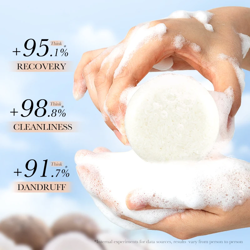 OEM ODM SADOER Keratin Coconut Extract Oil Control Fluffy Hair Shampoo Soap Deep Cleansing