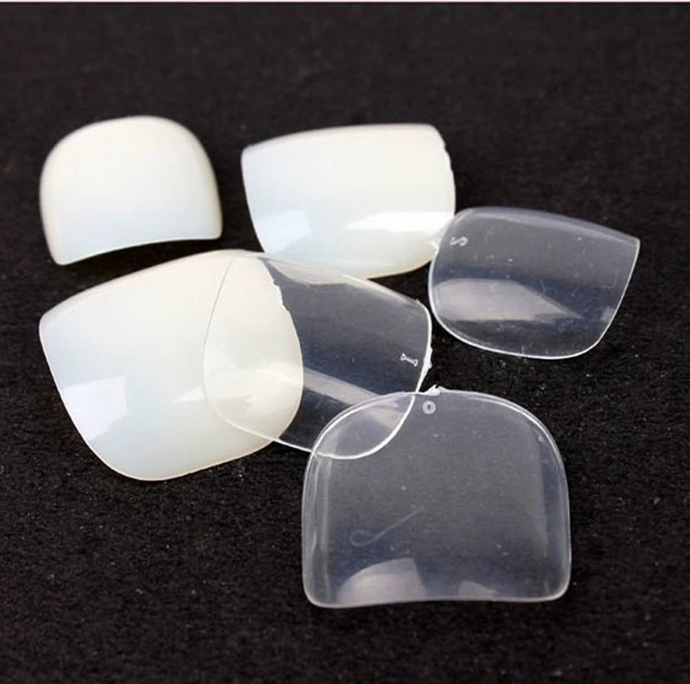 Nail Art Decoration 500pcs/bag Toe Nail Tips Artificial Acrylic Natural/Clear Manicure Toenails Beauty Tools Foot Nail