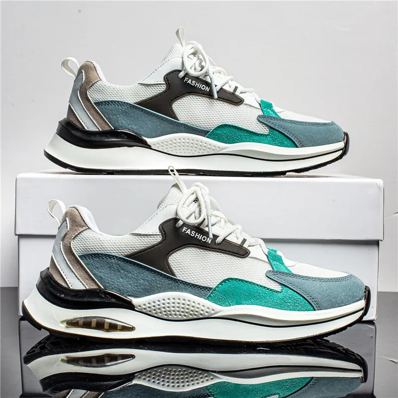 Мужская спортивная обувь, Супер новая дышащая Спортивная обувь для бега с воздушной подушкой, оптовая продажа и импорт, высокое качество, Мужская сетка YX20