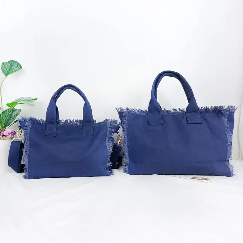 United Honour Handbags Large Tassel Fringe Large Canvas Bag Summer Bags Beach Tote Bag For Women