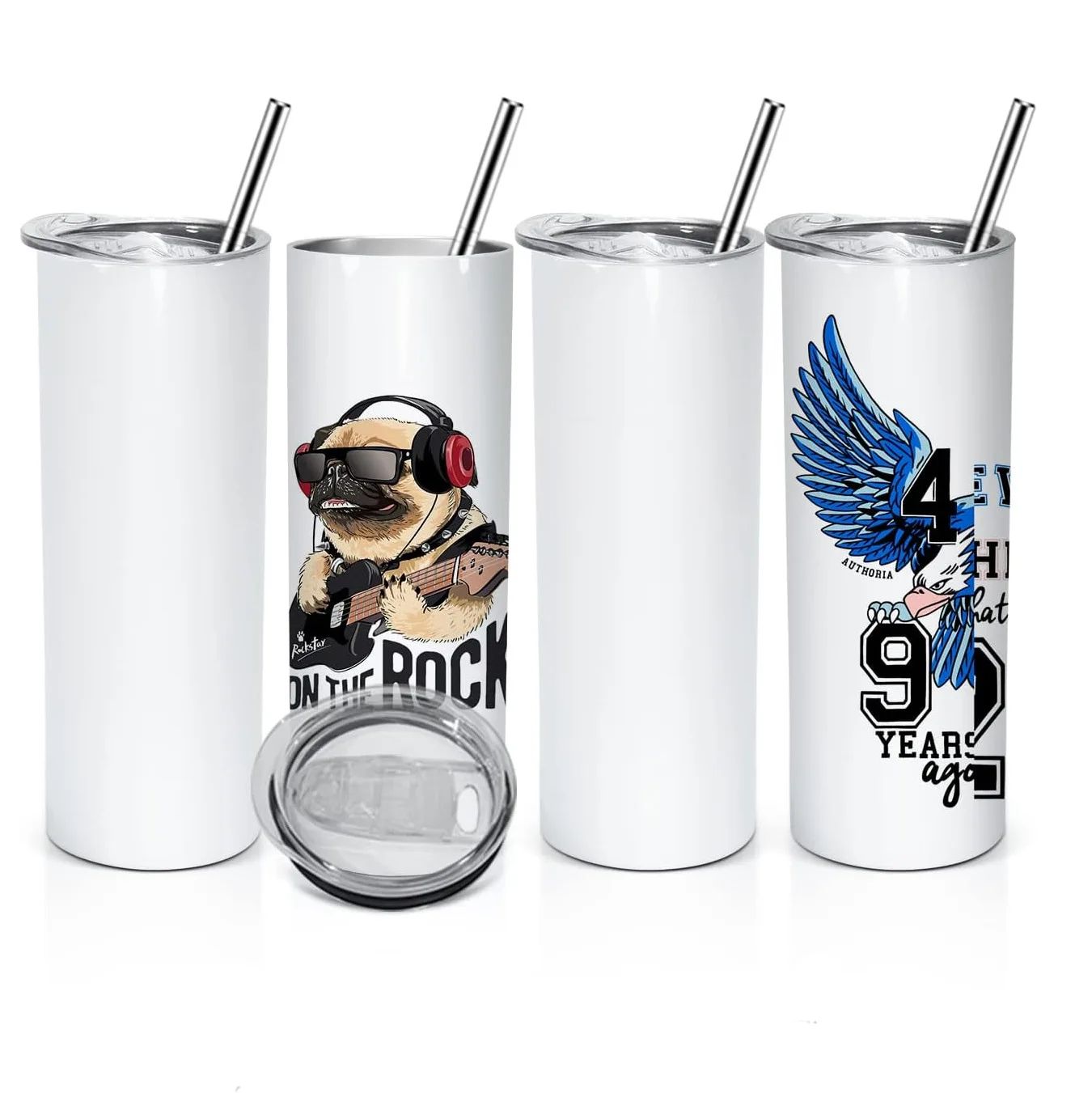 Tumbler 20oz All Straight Non Tapered Blank Sublimation Same Width From Up And Down Stainless Steel Mug For Diy Printing