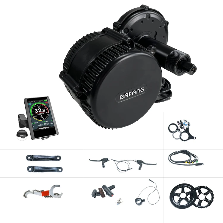 8fun BBS02B с дисплеем 48V 500W motor Средний диск мотор комплект фара для электровелосипеда в велосипед двигатель электрического велосипеда