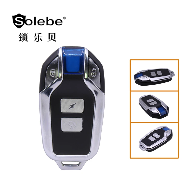 bicycle security outdoor waterproof remote control siren padlock L scooter bike cable alarm lock