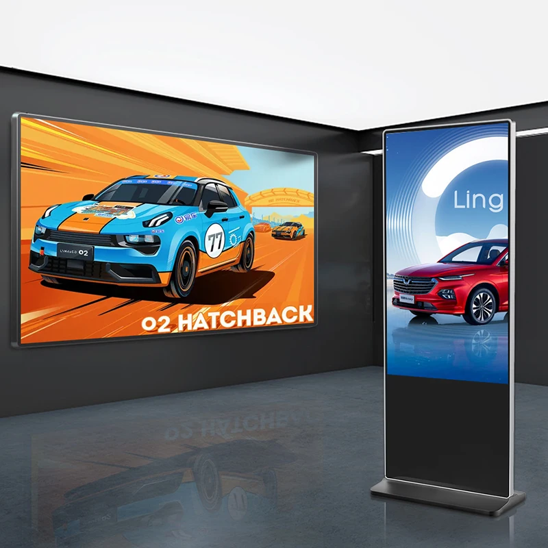 Commercial Ads Screen Led Advertising Player 19 - 65 Inch Wall Mount Media Player Digital Signage And Displays