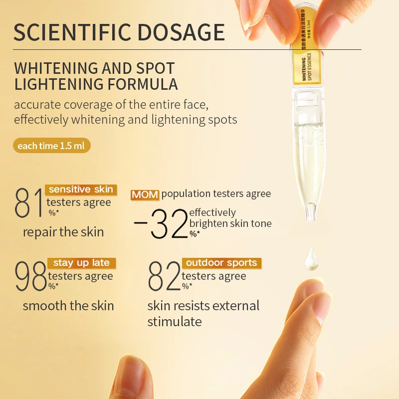 Hydrating Repair Skin Care Essence Facial Moisturizing Brightening Liquid Lightening Spots Whitening Skin Color Certified MSDS