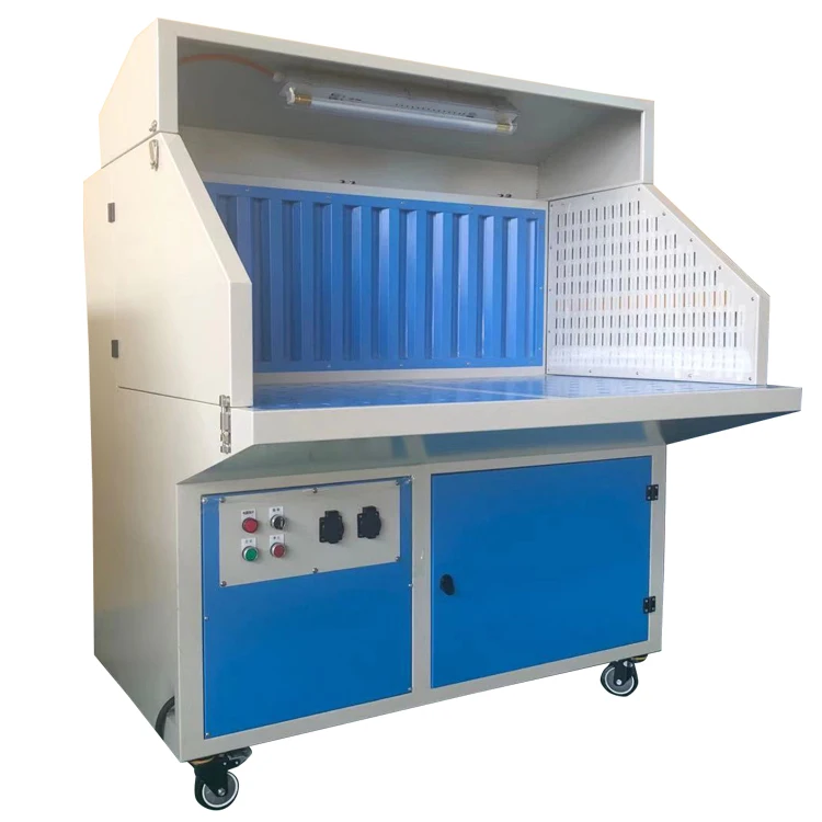 
Factory price high efficiency Grinding polishing sanding use downdraft table 