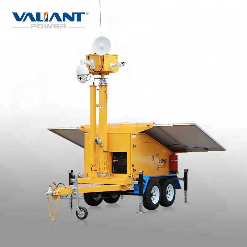 4-9M  Multi-functional telescopic mast street lighting