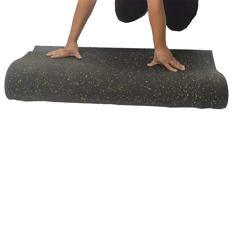 Low MOQ 15mm 40mm epdm ECO friendly non toxic tile rolls gym rubber flooring mat for