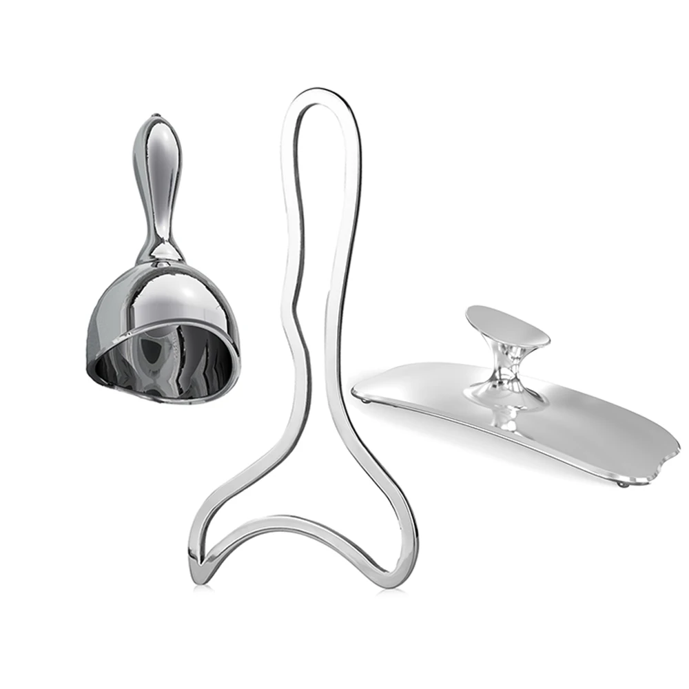 Body Massager Stainless Steel Guasha Wood Therapy Metal Cup Therapy Massage Tools