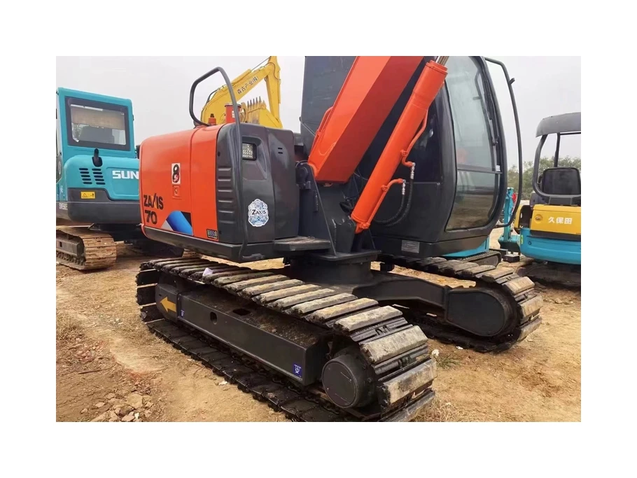 7.0ton Japan Best 2nd Hand Used Hitachi Zaxis ZX70 Mini Excavator Diggers For Sale