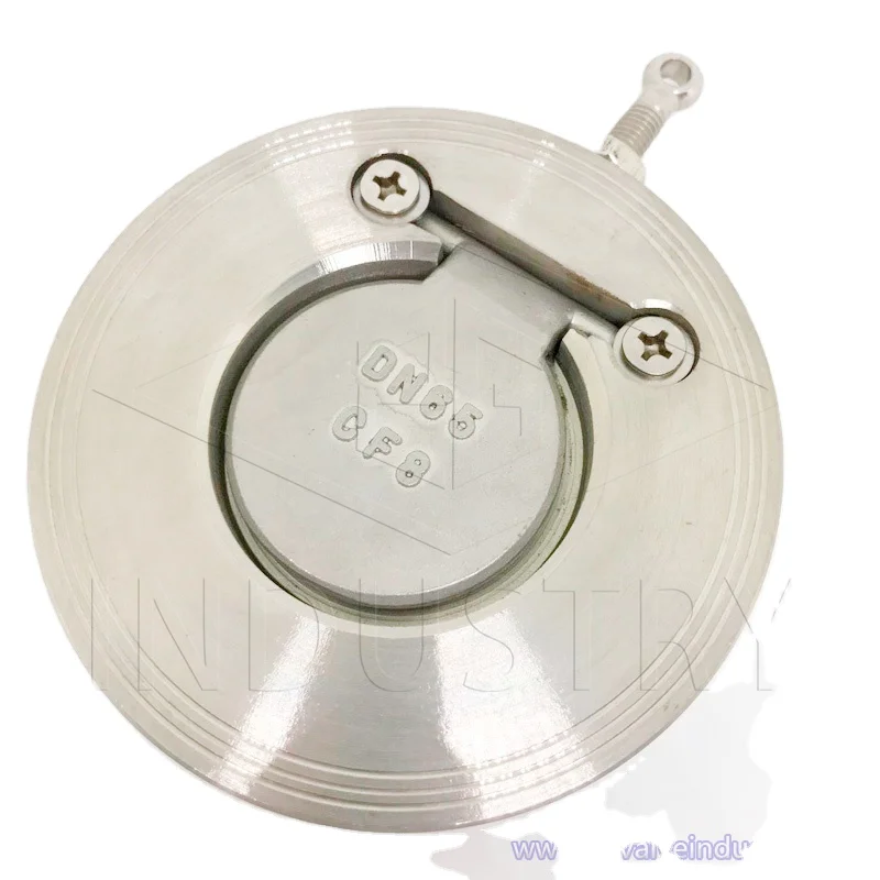 Stainless Steel H74W DN250 Wafer Check Valve Thin Single Disc Circular Plate Check Valve