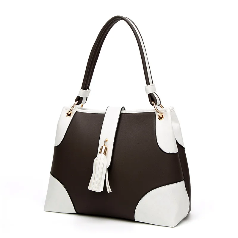 Hot selling Popular Criss-Cross shoulder bag Tassel decoration female handbags