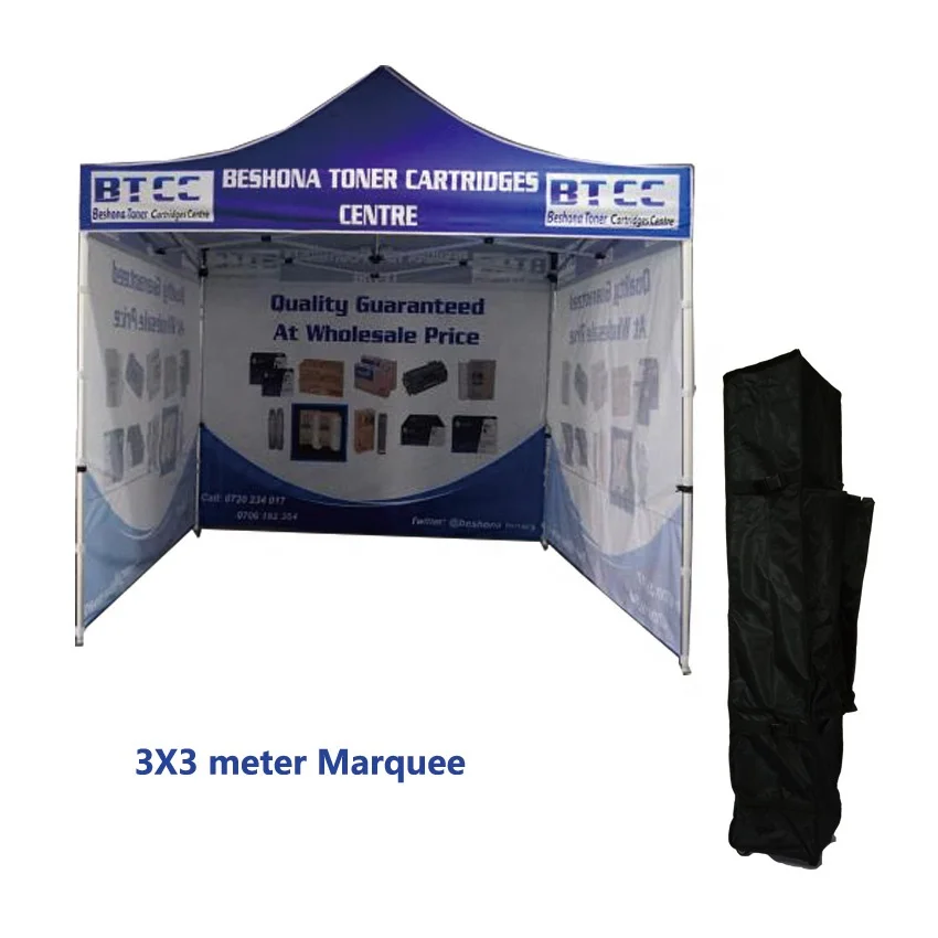 3x3 Marquee Tent Custom Printed Logo Event Gazebo
