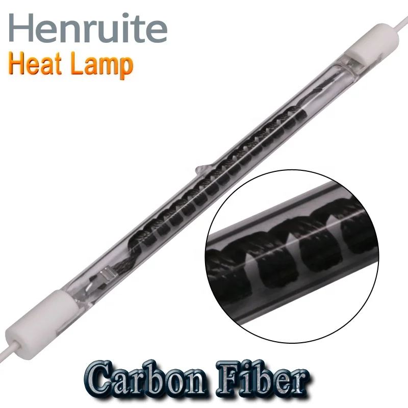 Toaster Oven Carbon Fiber Infrared Lamp IR Quartz Heating Carbon Fiber Tube Heating Element for Food Bread Oven Equipment