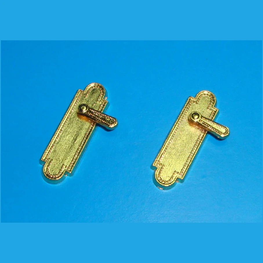 Vintage Doll house Hardware Knocker Lock for Fairy Door Miniature furniture decorative accessories 1:12