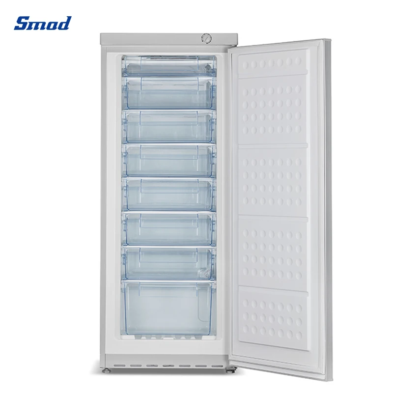 216L Single Door Upright Freezer Vertical Deep Freezers for Home