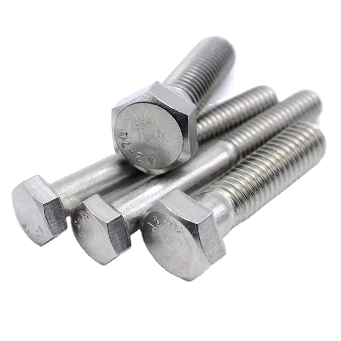 screw hexagon galvanized bolt and nut hexagon bolt full thread stud bolt  manufacturer china direct factory fasteners