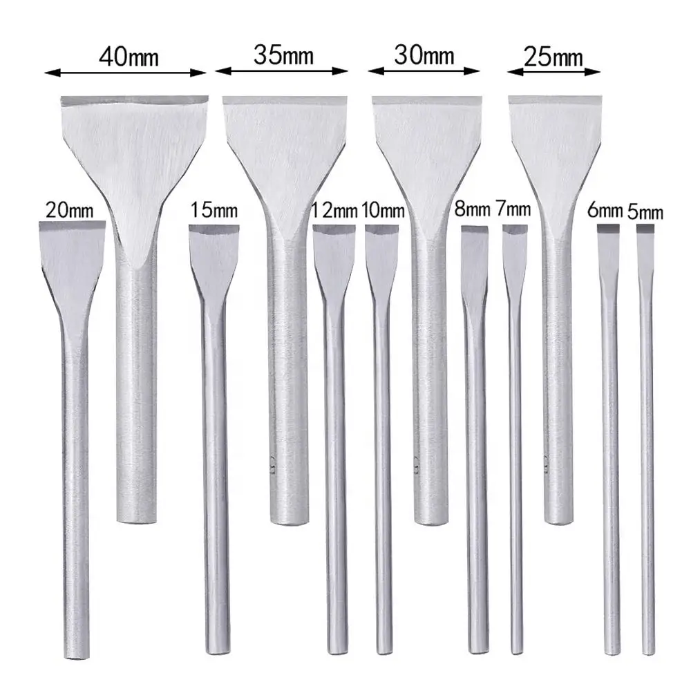 Flat Mouth Word Leather Punch Tool Hand Sewing Leather Craft Tools