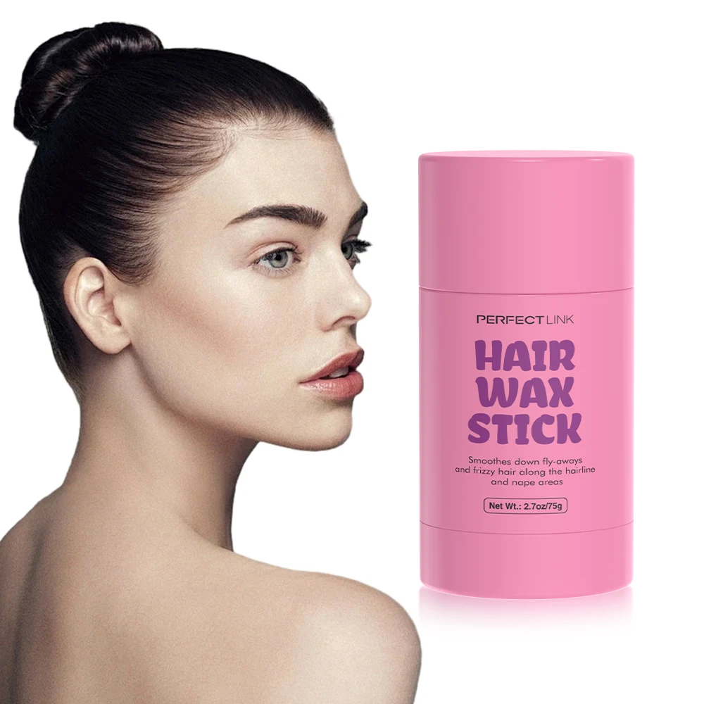 Free sample curly strong hold hair wax stick private label edge control hair wax stick