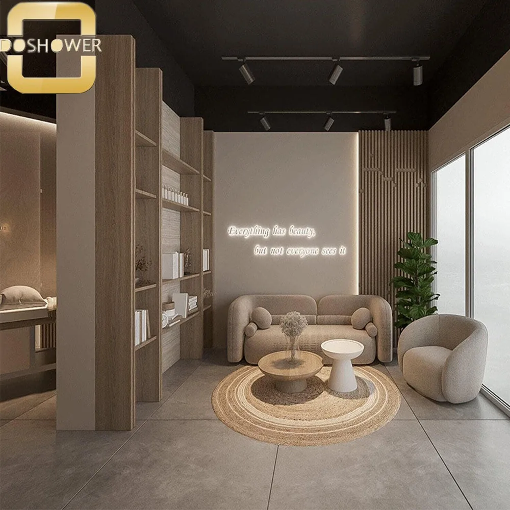 Pedicure salon waiting sofa factory for manicure salon chair with bar table of nail salon equipment bar chair