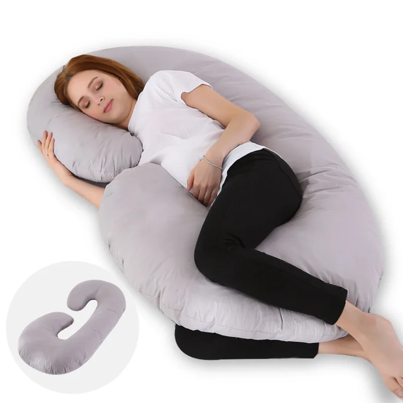 Pregnancy Soft Women Full Body Support Super Soft C Type Sleeping Pillow Maternity Pregnancy Pillow