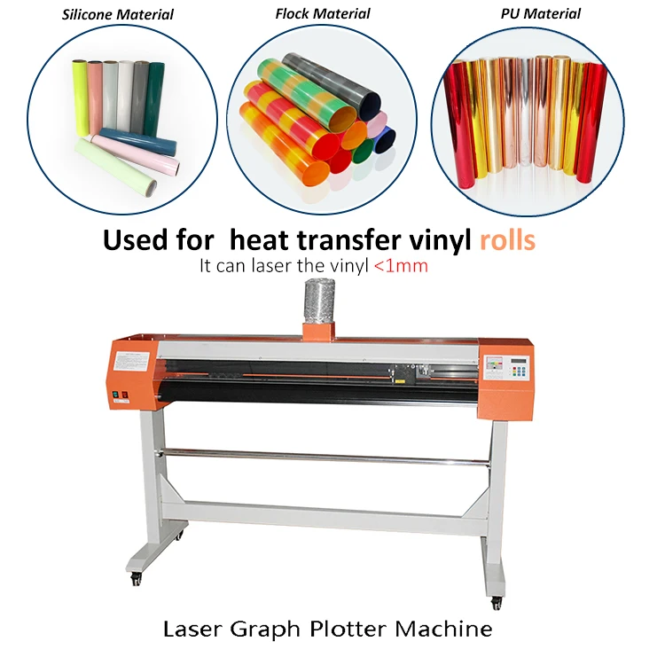 980mm Flock and Flex USB Driver Cutting Machine Graphic Plotter Vinyl Cutter with CCD Camera AutoLaser SingMaster