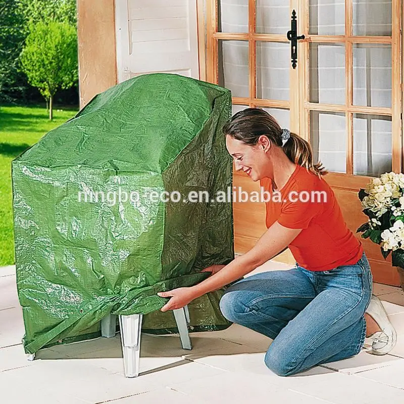 Waterproof Furniture Outdoor Stacking PE Chair Covers Cushion Garden Dust Cover Fabric for All Weather Protection