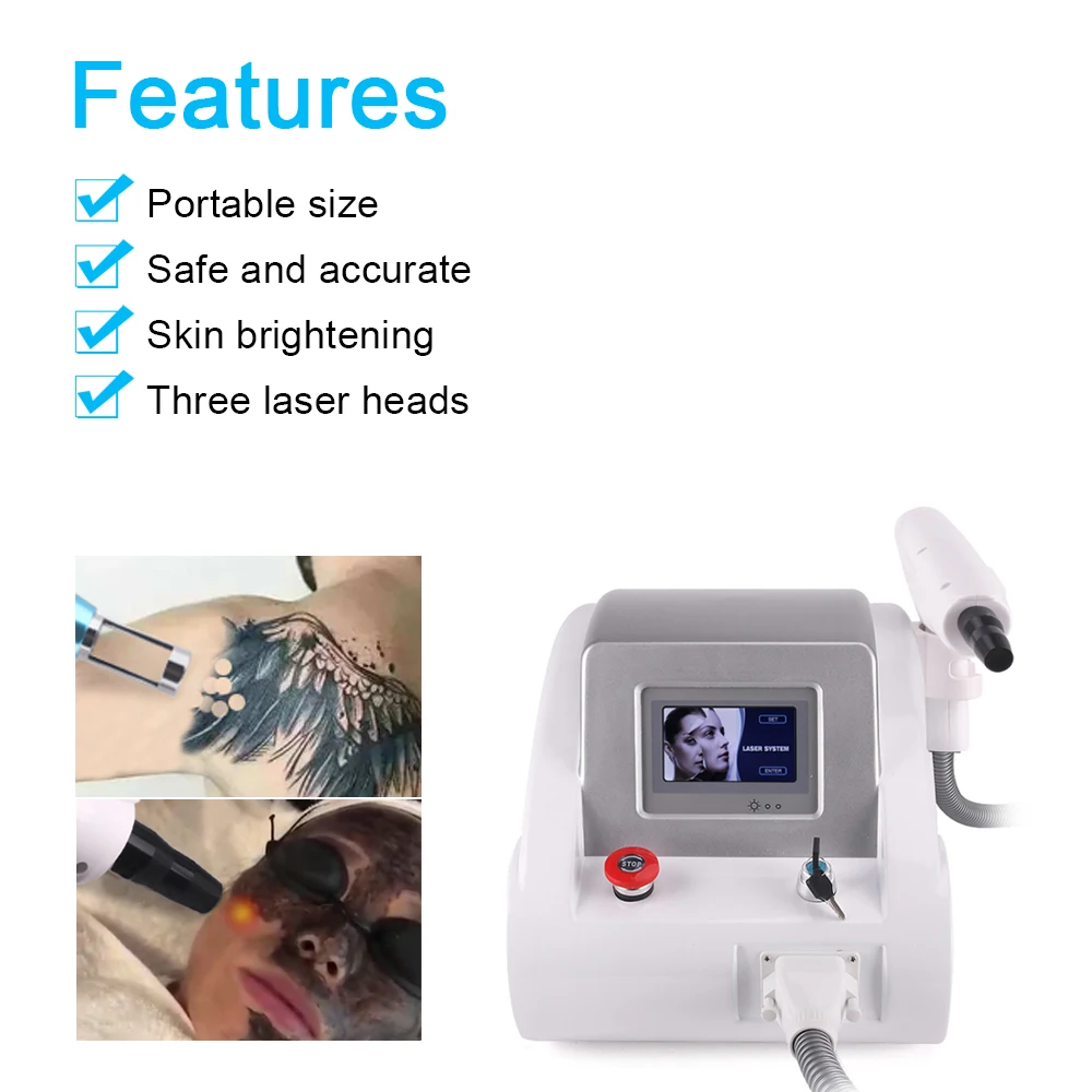 TUYING Q switched nd yag laser tattoo removal treatment machine