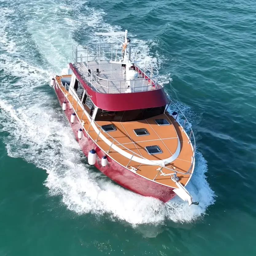Poseidon  50ft 15m aluminum power cruising yacht charter boat cabin cruiser speed fishing boat for sale