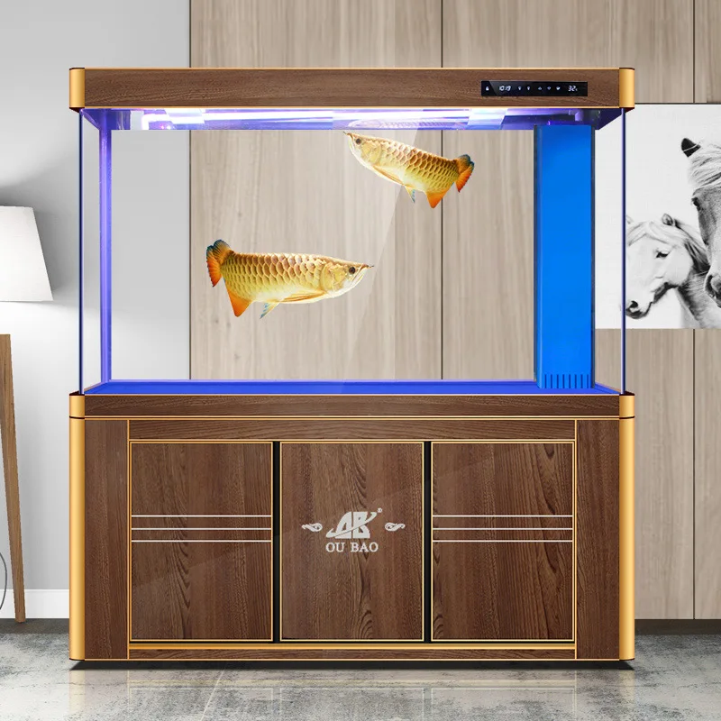 Hot Sale Aluminum Straight Curved Fish Tank Large Fish Aquarium Aquaponic Tank Glass