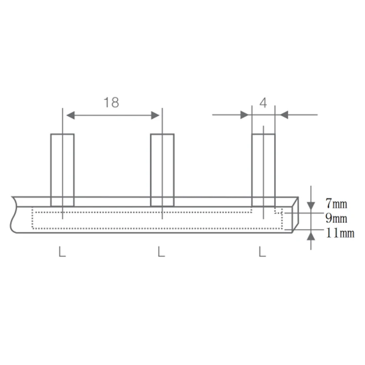 Электрическая медная шина/шина типа шины