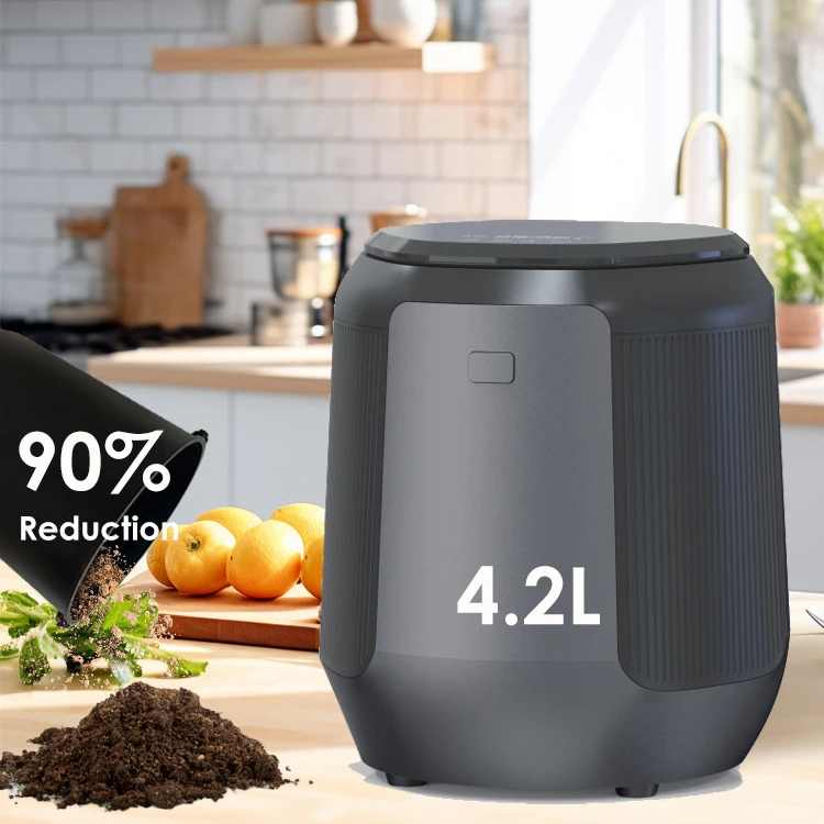 Led Display 4.2l Garbage Disposal Machine Smart Kitchen Composter Automatic Food Waste Composting Machine Household