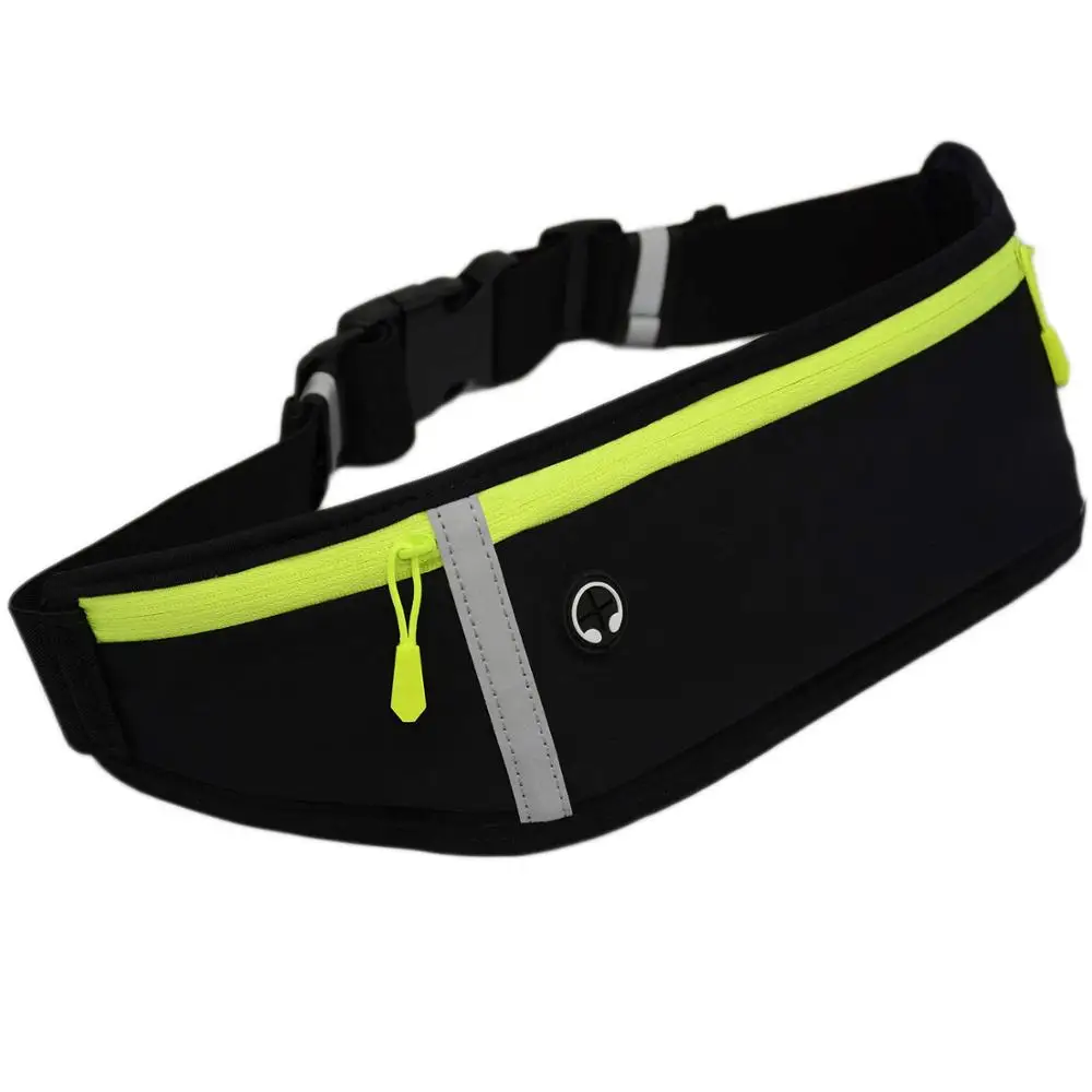 Reflective Running Sports Belt Lightweight Mobile Phone Pouch For Sports Jogging Hiking Waist Bag
