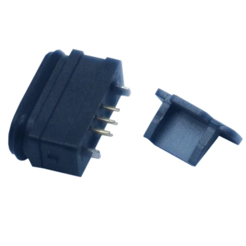 Port Waterproof Vertical Mount Type Micro USB Connector