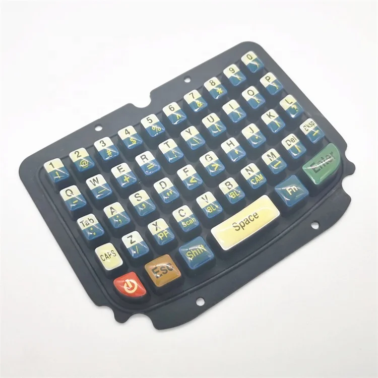 Mini Black Silicone Number Keyboard Pad Soft Waterproof Push Button