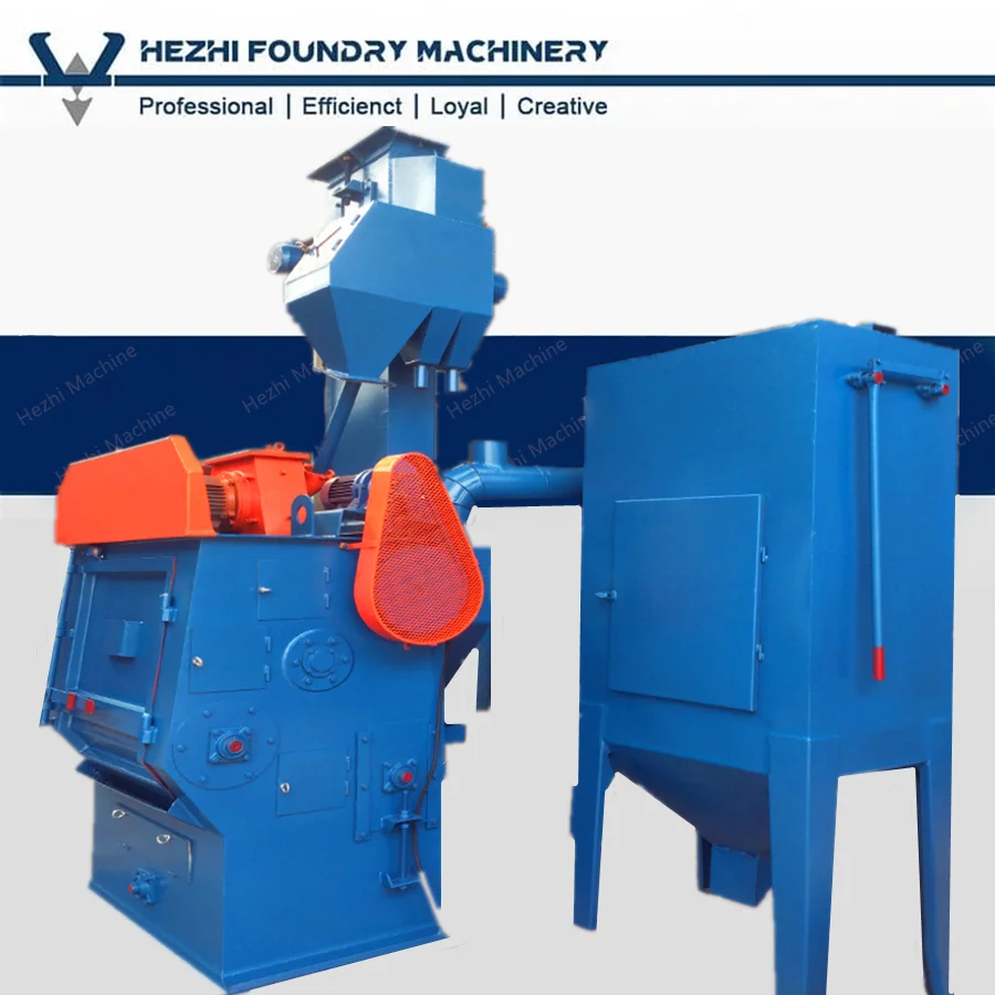 Automatic Q32 Cheapest Crawel Tumble Rubber Belt Type Shot Blasting Machine In Qingdao