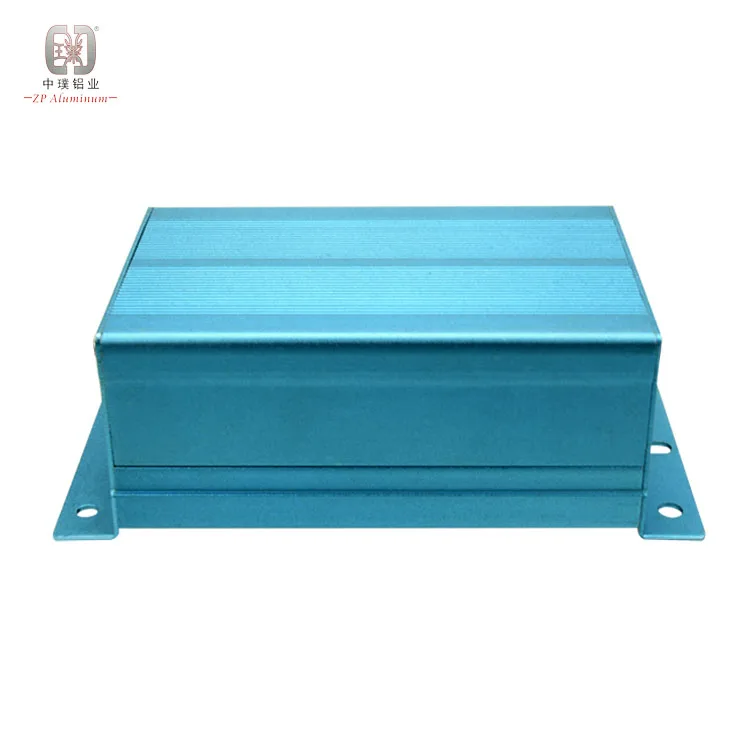 Custom extruded aluminum box square electronic enclosure project box case