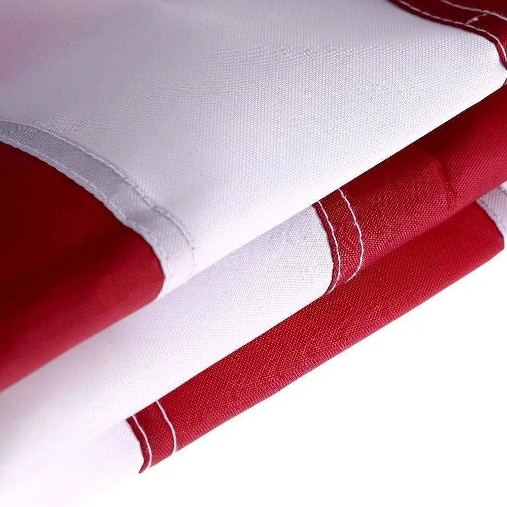 American Flag 4x6 ft Heavy Duty Tough Embroidered US Flag for Outdoor/Outside Sewn Stripes Brass Grommets America Flag 120*180cm