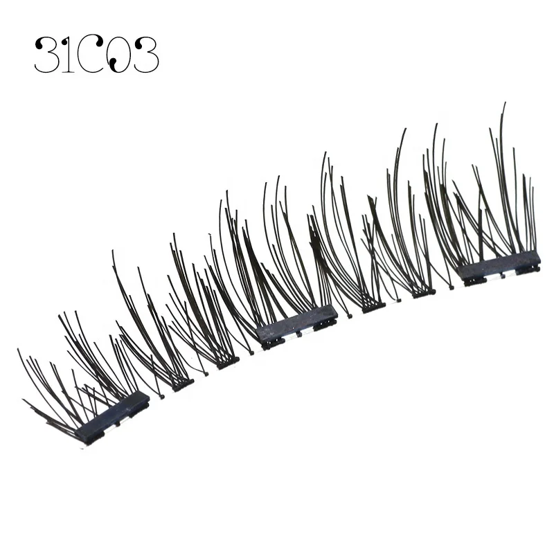 
Hot Sale Factory Wholesale Reusable Triple Magnetic Eye lashes 