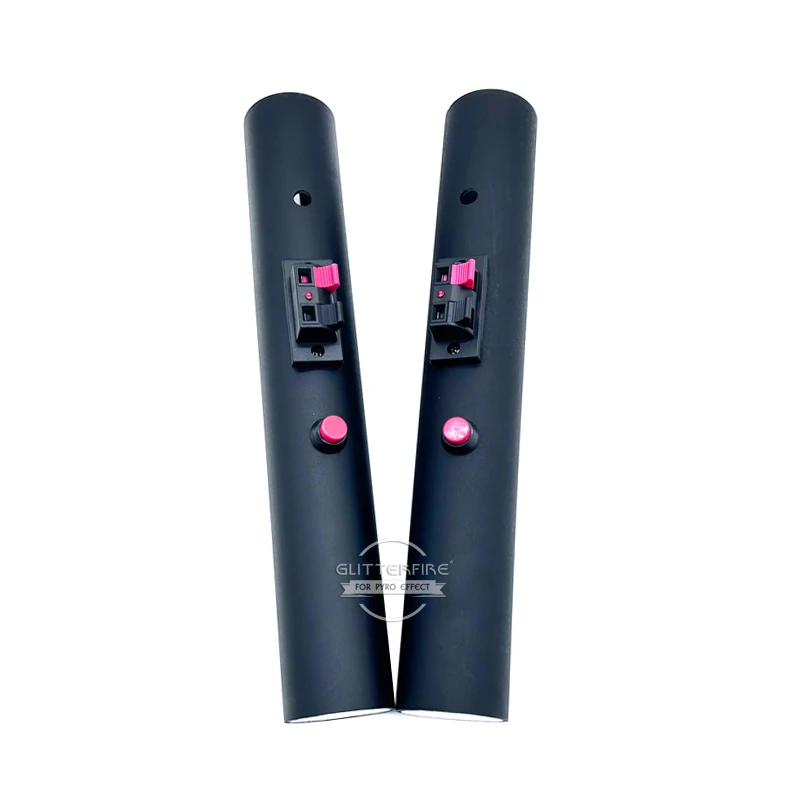 2 Pcs Pack Stage Fountain Hand Gun Manual Control Firework Firing System Cold Pyro Machine Pyrotechnic Ignition System For Party