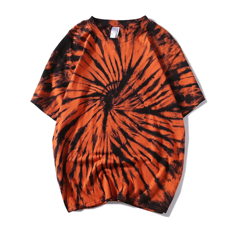 Custom tie dye lounge wear t shirt oversized tie dye tie dye t shirt men