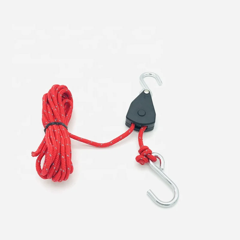 Hot Selling Hydroponics Easy Roller/Grow Yo Yo/ Light Hanger Rope Ratchet Hydroponics 1/8 Inch Rope Ratchets Rope Plant Hangers