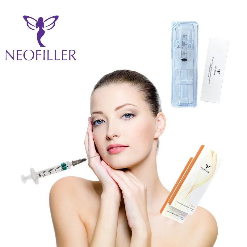 2ml Injectable Dermal Facial Filling Cheek Augmenation Hyaluronic Acid Dermal Filler