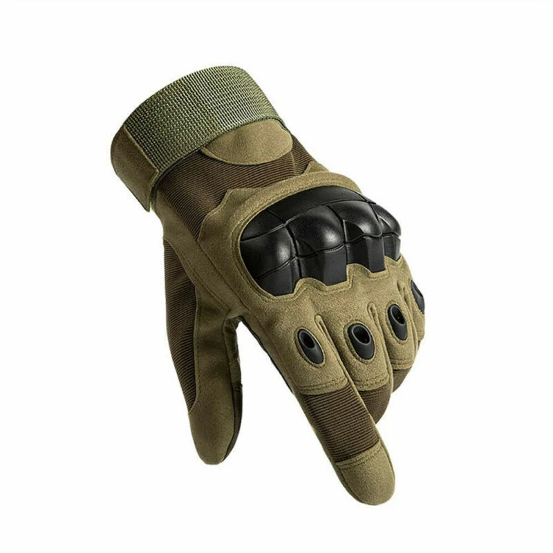 Gina High Quality Touch Screen Hiking Tactical Hard Motorcycle Knuckle Full Finger Protection Gloves