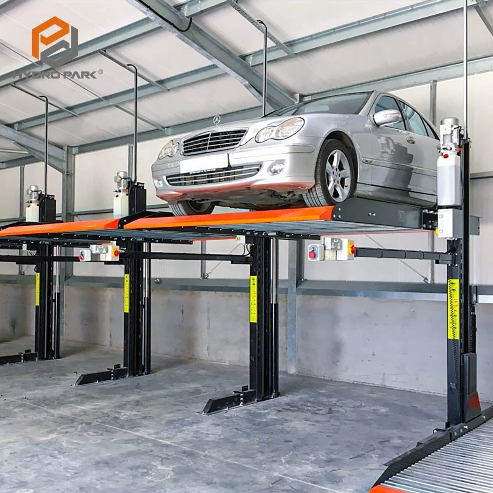 2 Level 2 Post Vertical Valet Parking Lift Indoor Outdoor Parking system