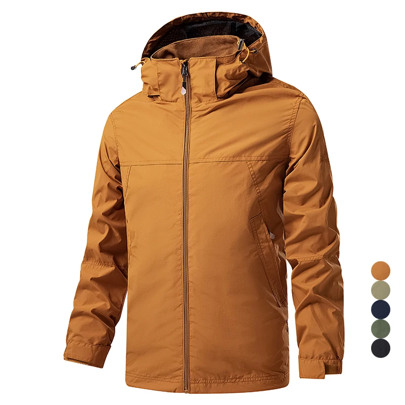 OEM custom man outdoor sports jackets wind breaker waterproof biker running lightweight windbreaker jacket for men 2022