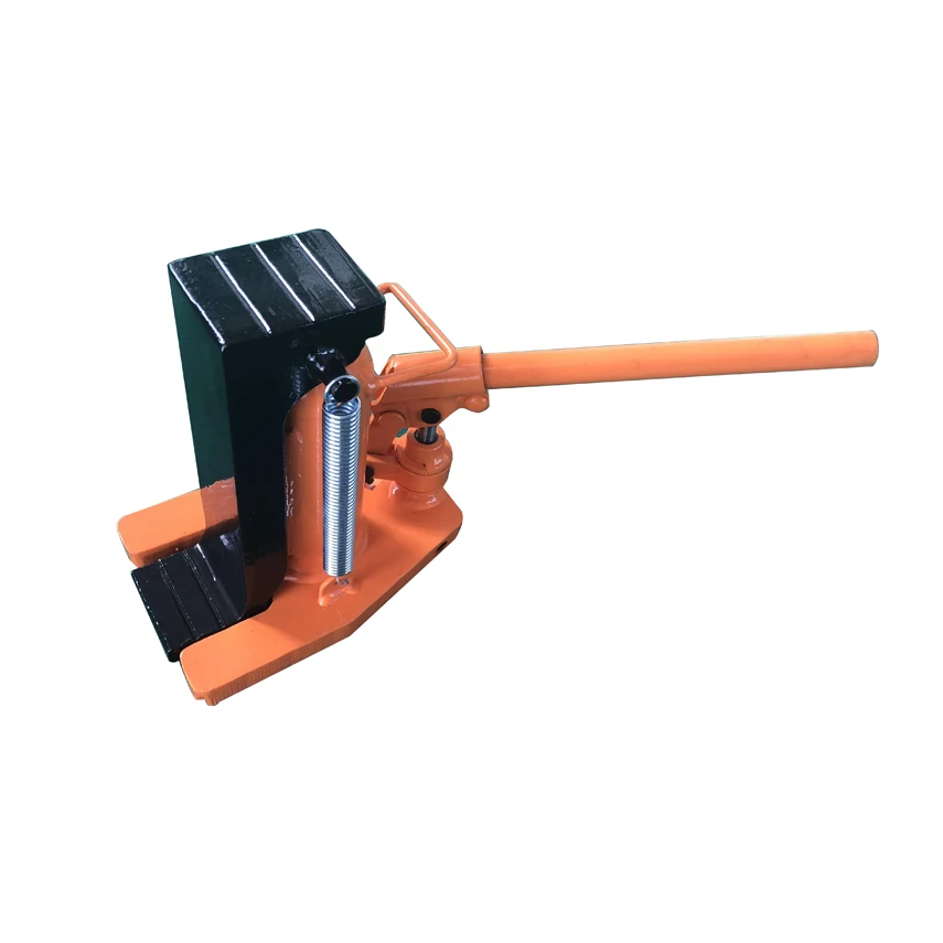 Mini Hydraulic Toe Jack with Machine Skates