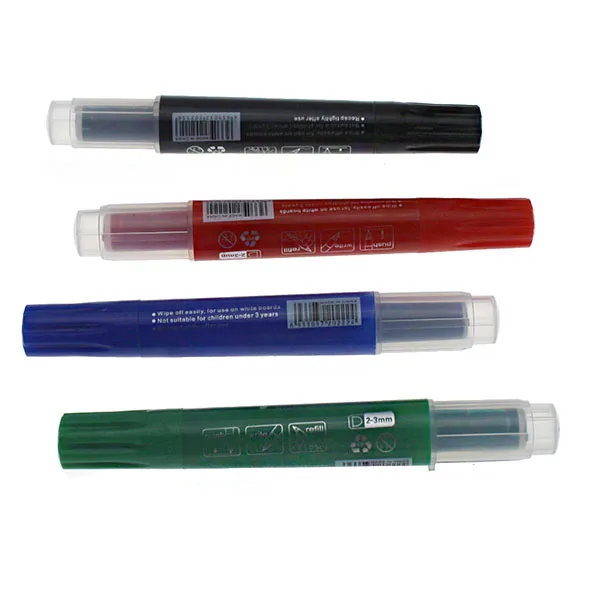 
Customized Dry-erasable & Wet Erase Low Odor Fiber Tip Refill Whiteboard Marker Pen 