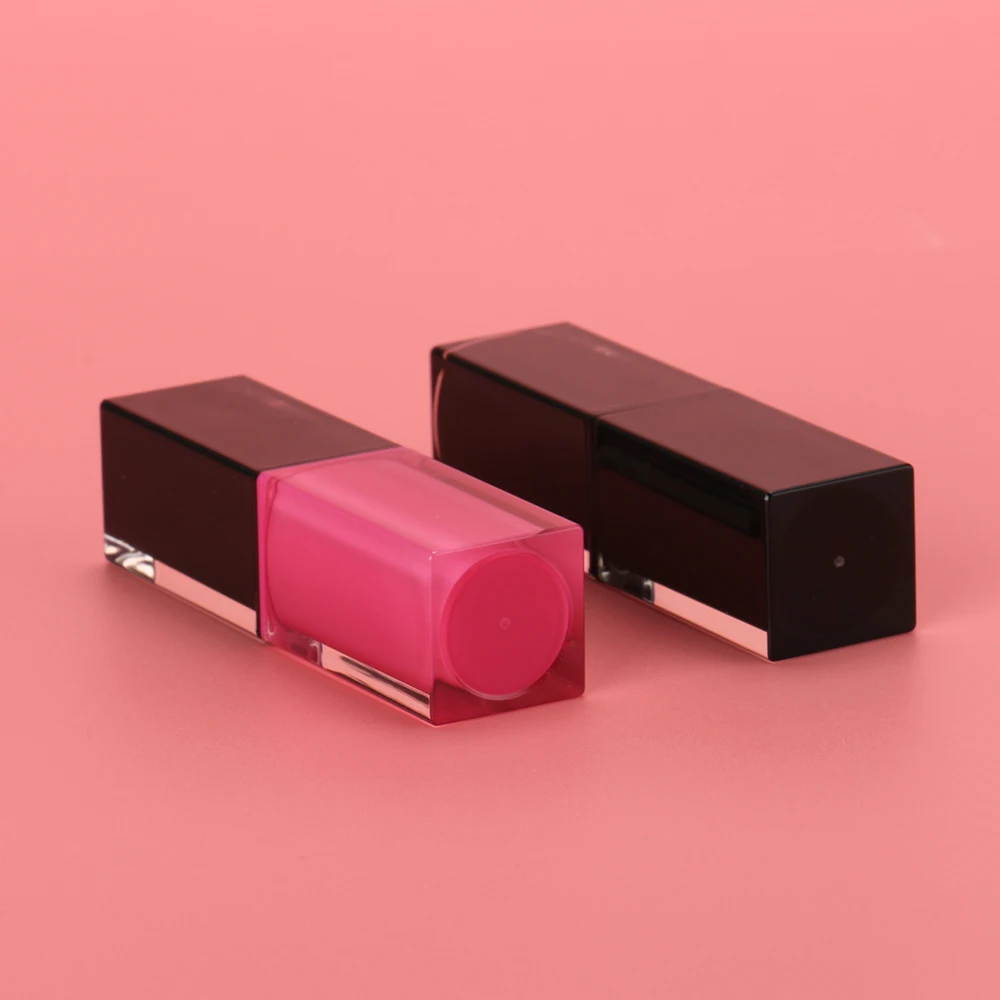 OMI Custom Logo Square Lipstick Tubes Luxury lipstick Packaging Unique New lip stick tubes for Cosmetics empty lipstick tube