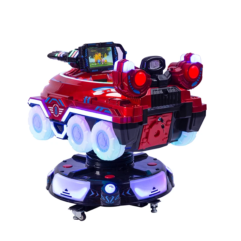LYER2412 Tank carrousel kiddie rides, up and down Arcade Kid Machine, Coin Operated Kiddie Ride Game Machine on stock